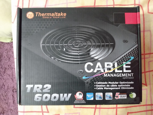 Fuente Thermaltake Tr2-600w. Usada No Funciona