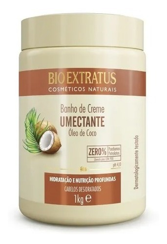 Banho De Creme Bio Extratus Umectante Óleo De Coco 1kg