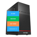 Computador Pc Cpu I3 3220 8gb Ddr3 Ssd 120gb B75 Gigalan