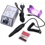 Set Manicure Pedicure Taladro Pulidor Eléctrico De Uñas