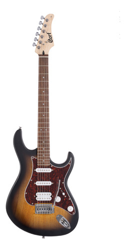 Guitarra Elétrica Cort G-110 6 Cordas Open-pore Sunburst