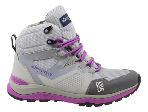 Bota Discovery Expedition Senderismo Outdoor Gris Mujer 2114