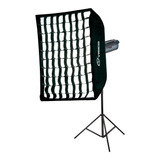 Kit Iluminador Led 200w Luz Continua Visico Softbox 70x140cm