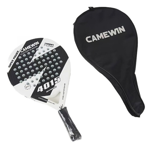 Pala Padel Carbono Híbrido 38mm Con Bolso Deporte Playa