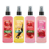 Set 4 Body Mist Ninu 125ml C/u Aroma Para Mujer