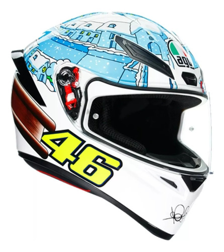 Casco Agv K-1 S Rossi Winter Test 2017