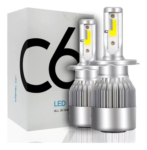 Faros Led C6 Luz Blanca H13 9007 Alta Baja Mayoreo Economico