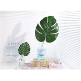 Hoja Monstera Planta Artificial Vara Costilla Adan 40cm