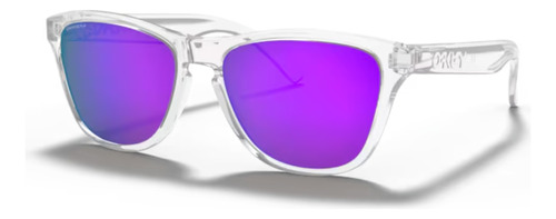 Anteojos Sol Oakley Frogskins Xs Polished Clear Prizm Violet