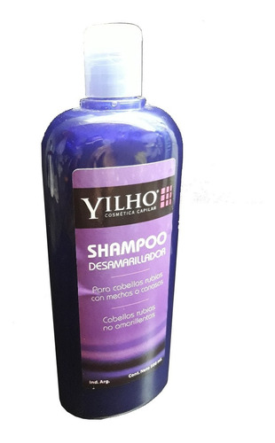 Shampoo Matizador Violeta Desamarillador Yilho X 500 Ml