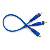 Cable Derivador Y Rca 2 Machos 1 Hembra Potencia X 2