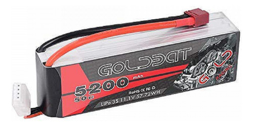 Bateria Lipo 11.1v 5200mah 50c 3s Xt60 Plug Goldbat