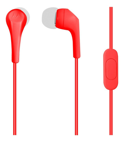 Audifono Motorola Sh006 Manos Libres Rojo