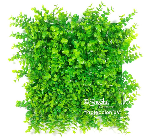 Muro Verde Artificial Panel Cesped Jardin  Protec Uv X10