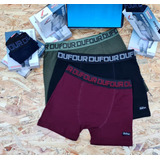 Pack X 3 Boxer Dufour Art 12058 ALG Y Lycra Colores Surtidos