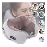 Masajeador Almohada Eléctrico Cuello Cervical Recargable