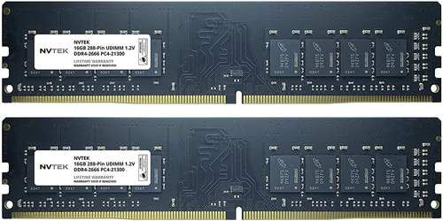 Memoria Ram 32gb 2x16gb Ddr4 2666 Mhz Udimm Nvtek