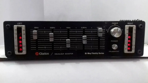 Amplificador Equalizador Clarion Japan Tipo Som Tojo Gr-100