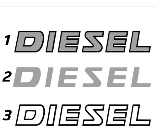 Sticker Adhesivo Diesel Para Camionetas Np300