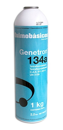 Gas Refrigerante  Genetron  R134a Lata 1 Kg.