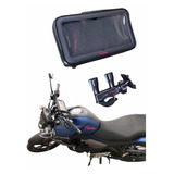 Porta Celular Motocicleta Moto Bici Impermeable Giratorio