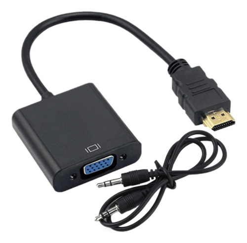 Cable Convertidor De Hdmi A Vga  Pc Laptop Tv Monitor Pasivo