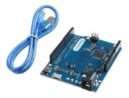 Leonardo R3 Atmel Atmega32u4 Con Cable Usb Arduino