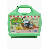 Juego Mate Aluminio Maletin 7pzas Niños Cime 0124