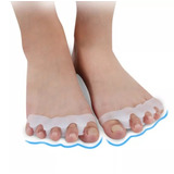 Par Corrector Separador Dedos Hallux Valgus Silicona