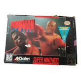 Video Juego Foreman For Real Para Super Nintendo  Original