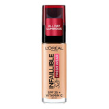 Base De Maquillaje Líquida L'oréal Paris Infaillible 32h Fresh Wear Infaillible 32h Fresh Wear Tono 120 Vanilla - 30ml 106g