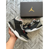 Jordan 3 Black Cement Negro Talla 28