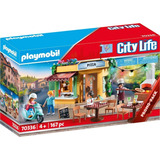 Playmobil City Life Pizzería Con Terraza Con Luz - 70336