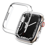 Capa Case Com Tela Vazada Compatível Com Apple Watch Serie 7