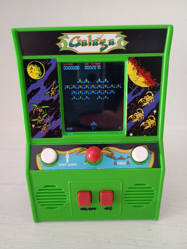 Mini Juego De Arcade Galaga Portátil Bandai Namco 2018 15cm