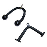 2 Triceps Accesorios Agarres Cable Machine Polea Cuerda Y V