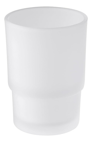 Vaso Para Enjuague De Baño, Vaso De Vidrio Esmerilado Simple