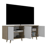 Mueble Mesa P/ Tv 50puLG Bora Rovere Madera Mdp Excelsior