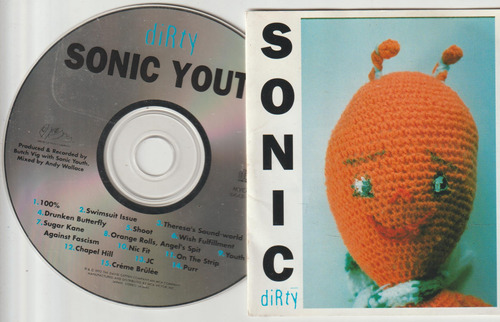 Sonic Youth Dirty Japão 1992 Cd + Encarte Frontal