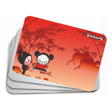 Mousepad Pucca Y Garu Amor Parejas  Anime 21 Cm X 17 Cm 