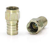 Conector Compresion Coaxial Rg6 The Cimple Co 4-pack