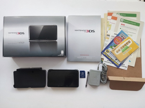 Consola Nintendo 3ds Cosmo Black En Caja Original Completa