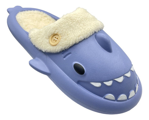 Pantuflas De Tiburón Mujer Hombre Shark Invierno Chiporro 