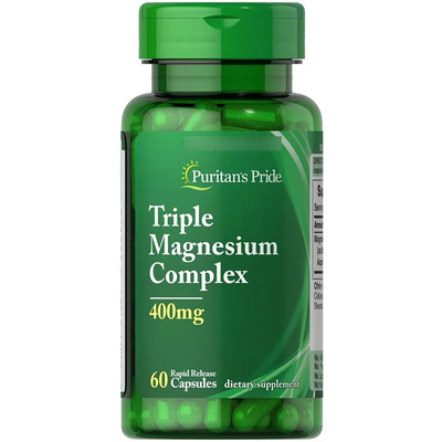 Triple Magnesio Complex 400 Mg. \u002F 60 Caps. Usa | Envío gratis