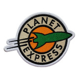 Parche Bordado Planet Express Parche Futurama Cohete Planeta