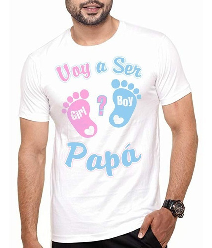 Playeras Camisetas Voy A Ser Papa Mama Baby Shower T Tallas 