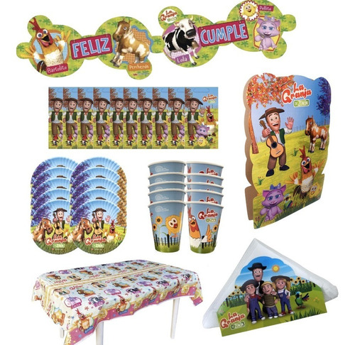 Kit Mesa Descartable + Decoracion Cumpleaños Disney Original