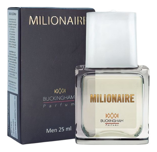 Perfume Masculino Buckingham Milionaire 25ml Edp 40% De Essência E Alta Fixação Amadeirado Moderado Perfume Do Raio