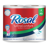 Papel Higienico Rosal Ultra Confort X 4 Und