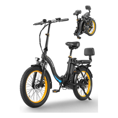 Honey Whale Bw02 Bicicleta Electrica Plegable Para Adultos Color Negro | Meses sin interés